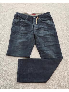 NWT Converse One Star Premium Distressed faded look jeans Size 32x30 Y2k Style